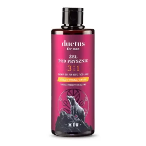 DUETUS FOR MEN Żel pod prysznic 3w1 energetyzujący