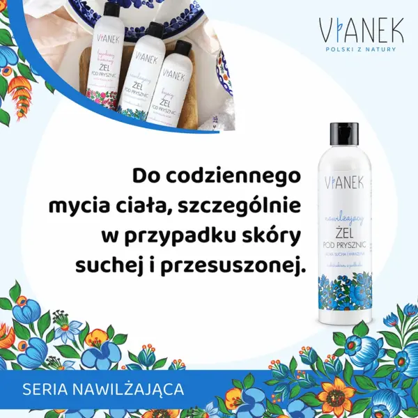 VIANEK Nawilżający żel pod prysznic – zdjęcie 2