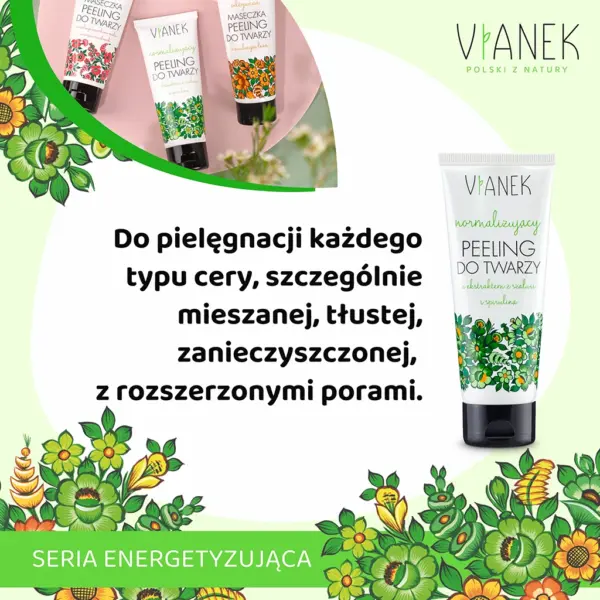 VIANEK Normalizujący peeling do twarzy – zdjęcie 2