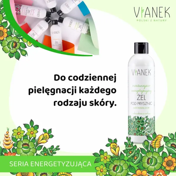 VIANEK Orzeźwiająco-energetyzujący żel pod prysznic – zdjęcie 2