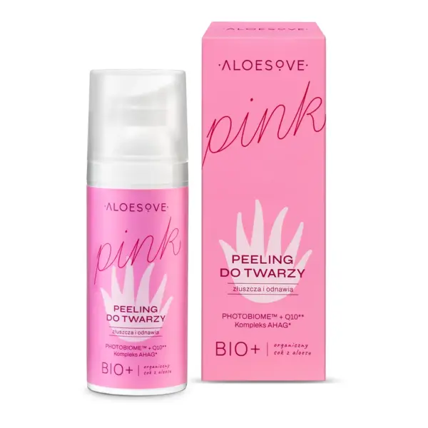 ALOESOVE PINK Kwasowy peeling do twarzy