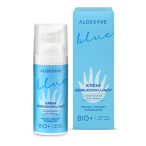 ALOESOVE BLUE Krem odbudowujący do twarzy