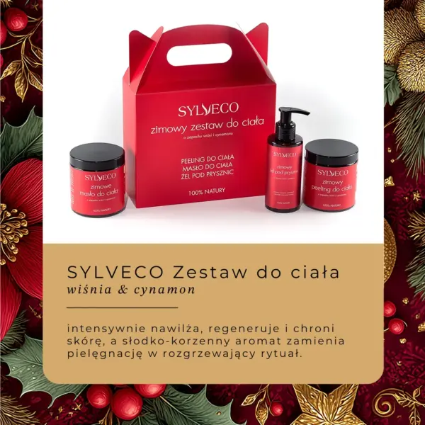 SYLVECO Zestaw zimowy do ciała o zapachu wiśni i cynamonu – zdjęcie 2