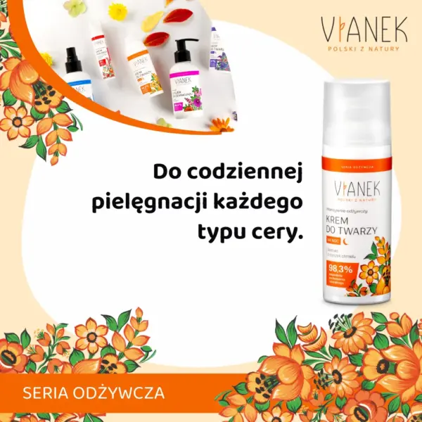 VIANEK Intensywnie odżywczy krem do twarzy na noc – zdjęcie 2