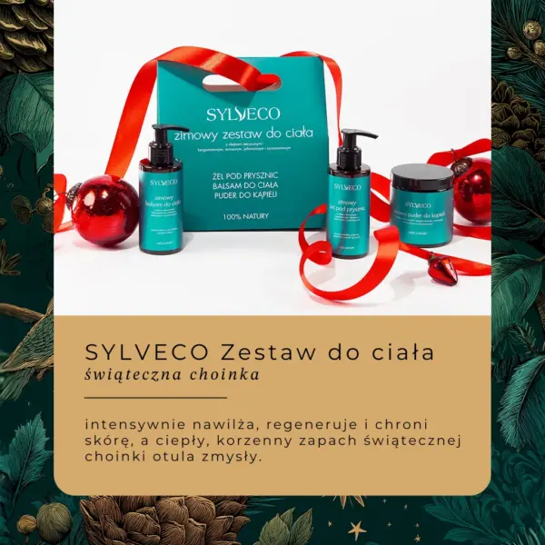 SYLVECO Zestaw zimowy do ciała o zapachu świątecznej choinki – zdjęcie 2