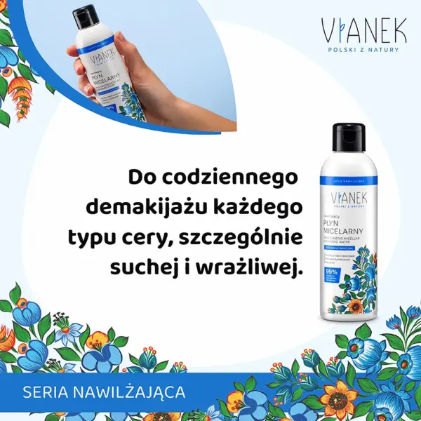 VIANEK Nawilżający płyn micelarny – zdjęcie 2