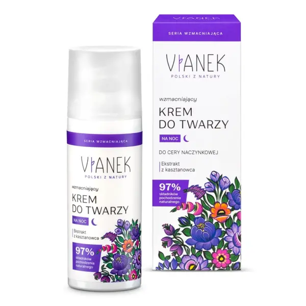 VIANEK Wzmacniający krem do twarzy na noc