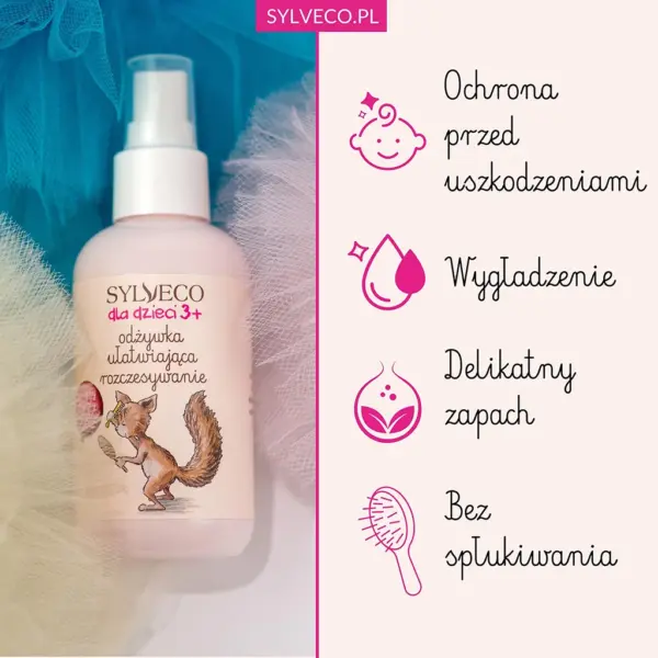 SYLVECO dla dzieci 3+ Odżywka ułatwiająca rozczesywanie – zdjęcie 2