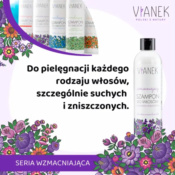VIANEK Wzmacniający szampon do włosów – zdjęcie 2