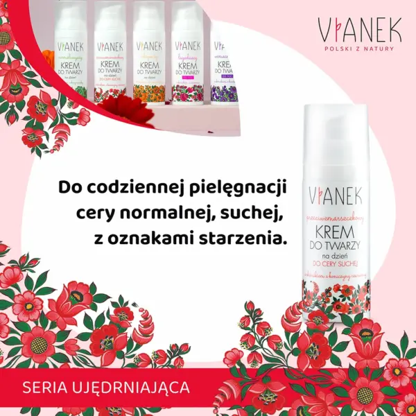VIANEK Przeciwzmarszczkowy krem do twarzy na dzień cera sucha – zdjęcie 2