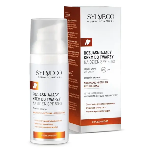 SYLVECO DERMO Krem rozjaśniający do twarzy na dzień SPF50