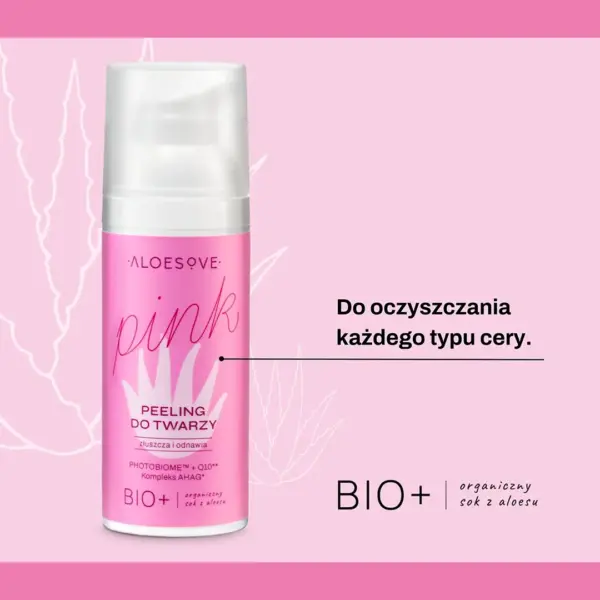 ALOESOVE PINK Kwasowy peeling do twarzy – zdjęcie 2