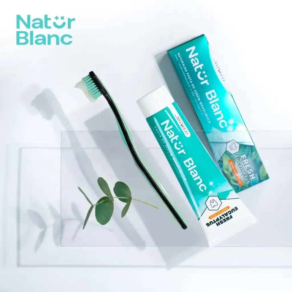 SYLVECO Natur Blanc Pasta do zębów FRESH EUCALYPTUS do wrażliwych zębów – Długotrwałe odświeżenie