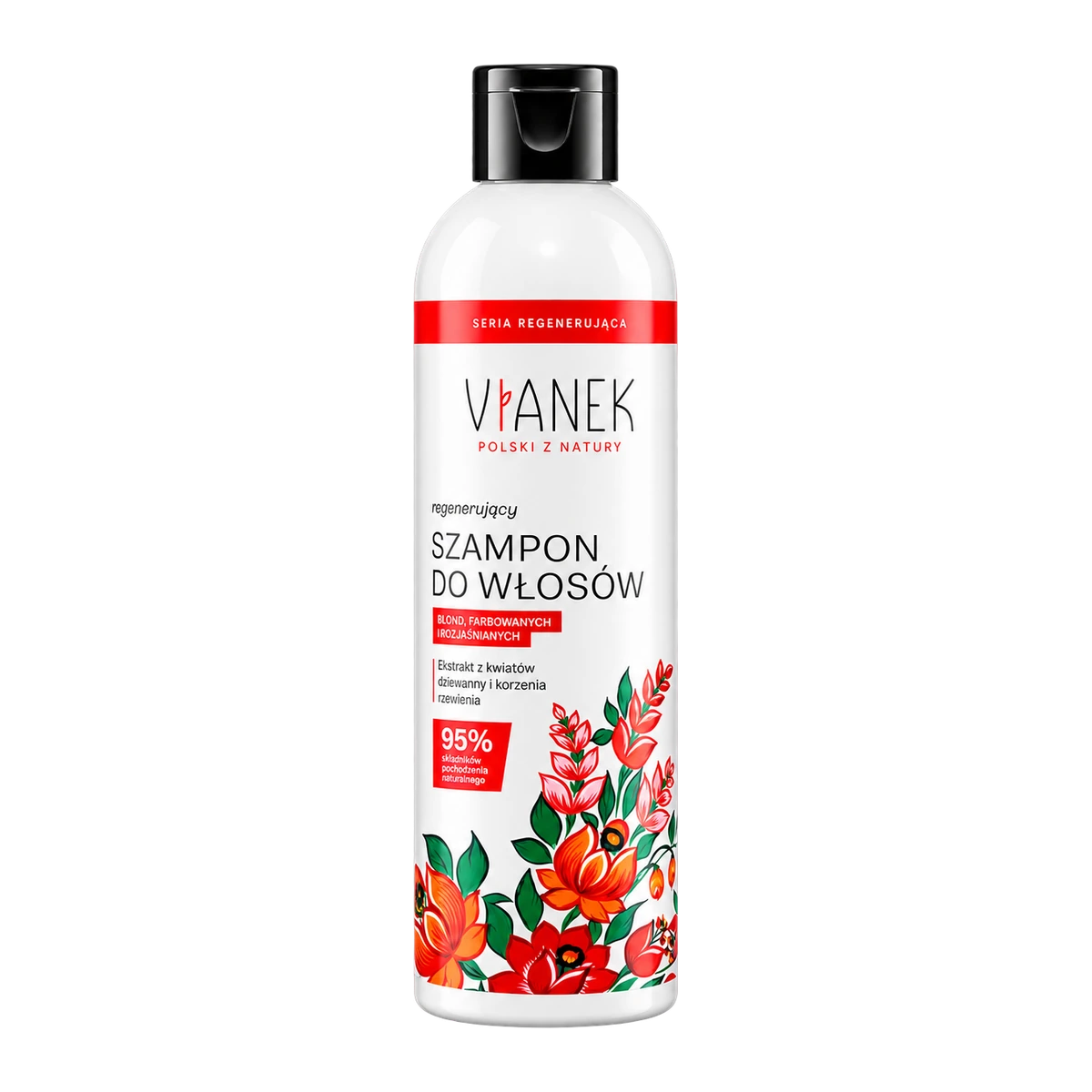 VIANEK Regenerujący szampon do włosów blond, farbowanych, rozjaśnianych