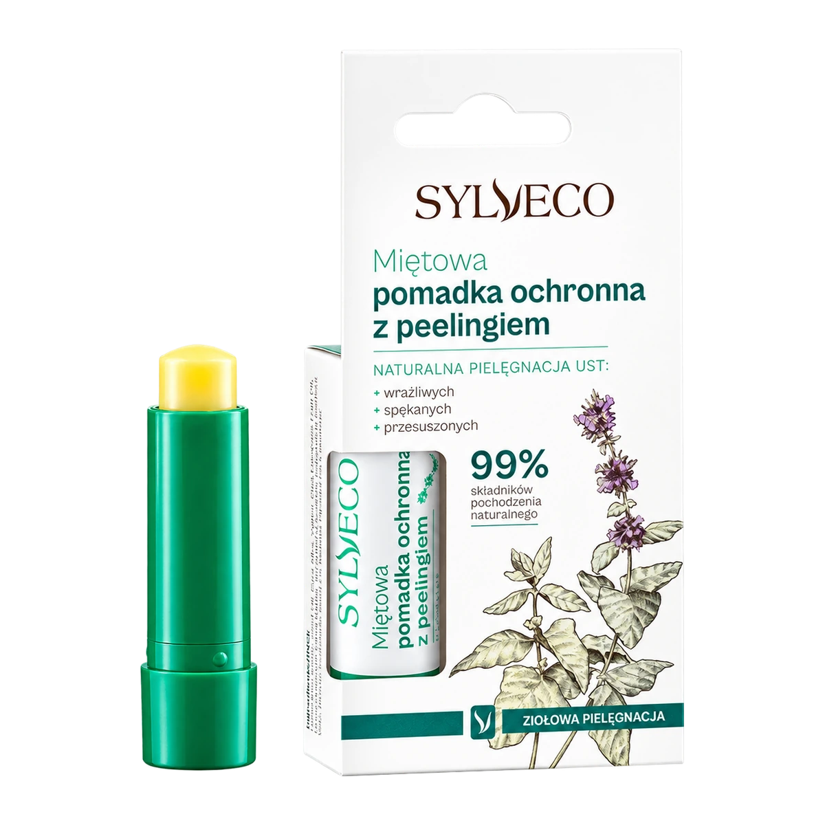 SYLVECO Miętowa Pomadka z Peelingiem z Betuliną