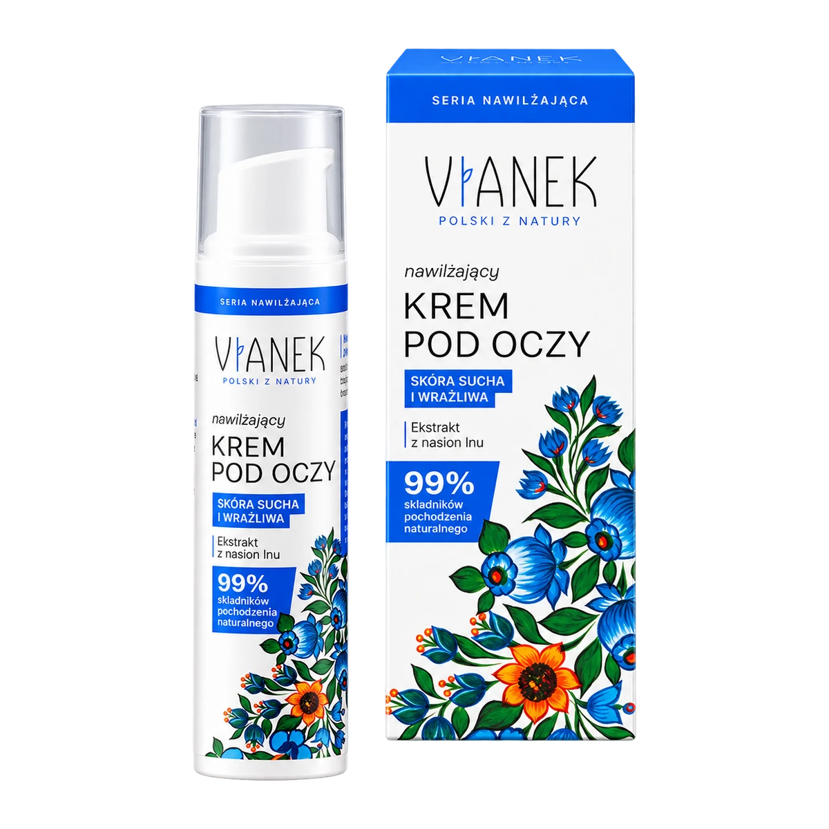 VIANEK Nawilżający krem pod oczy
