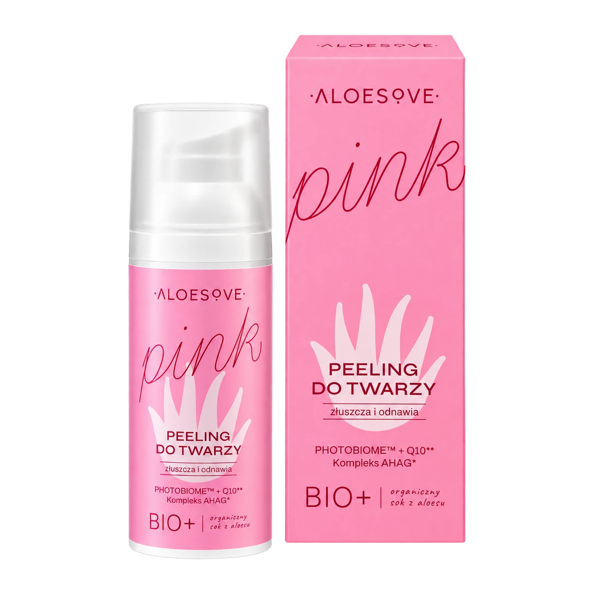 ALOESOVE PINK Kwasowy peeling do twarzy
