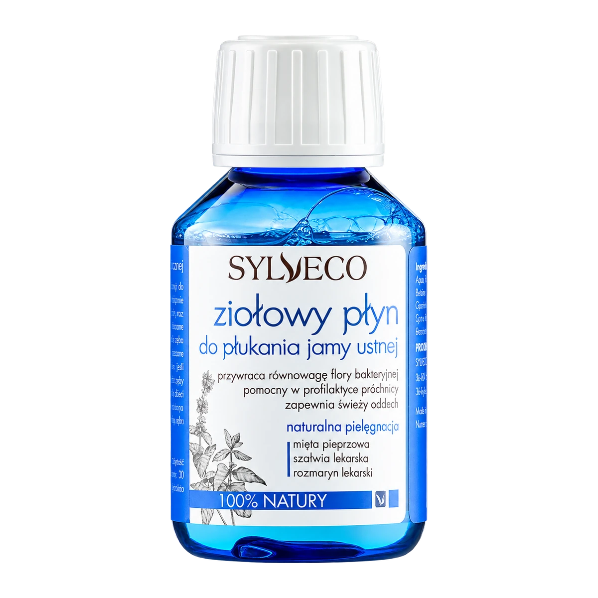 SYLVECO Ziołowy płyn do płukania jamy ustnej - mini wersja