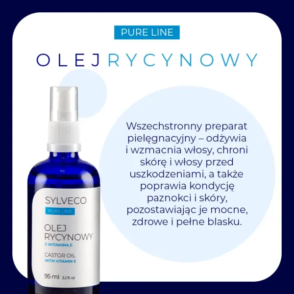 SYLVECO PURE LINE Olej rycynowy – zdjęcie 2