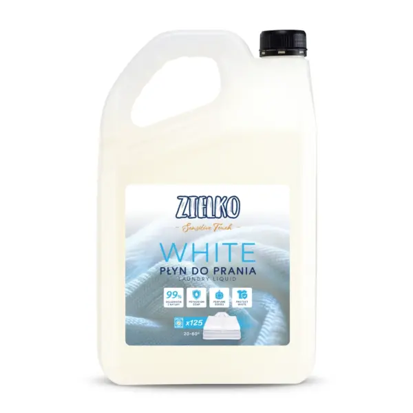 ZIELKO Płyn do prania tkanin białych SENSITIVE TOUCH 5L