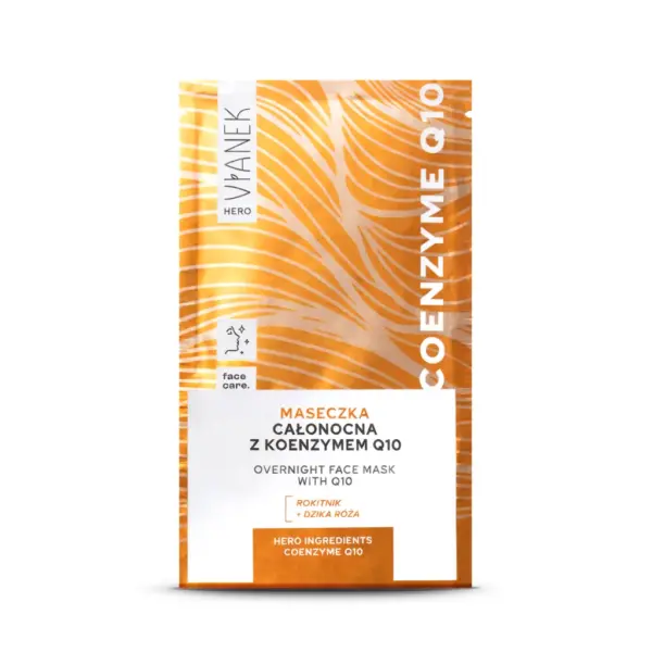 VIANEK HERO KOENZYM Q10 Maseczka całonocna z koenzymem Q10 saszetka 10 ml