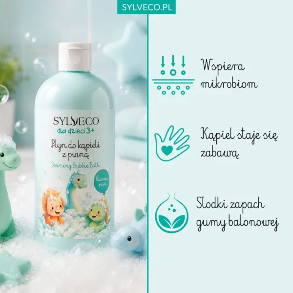 SYLVECO dla dzieci 3+ Płyn do kąpieli Balonowa Piana – zdjęcie 2