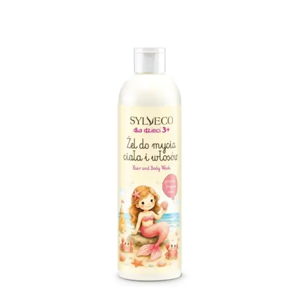 SYLVECO dla dzieci 3+ Owocowy żel do mycia ciała i włosów dla dziewczynek