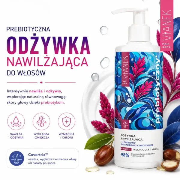 VIANEK Prebiotyczna nawilżająca odżywka do włosów – zdjęcie 2