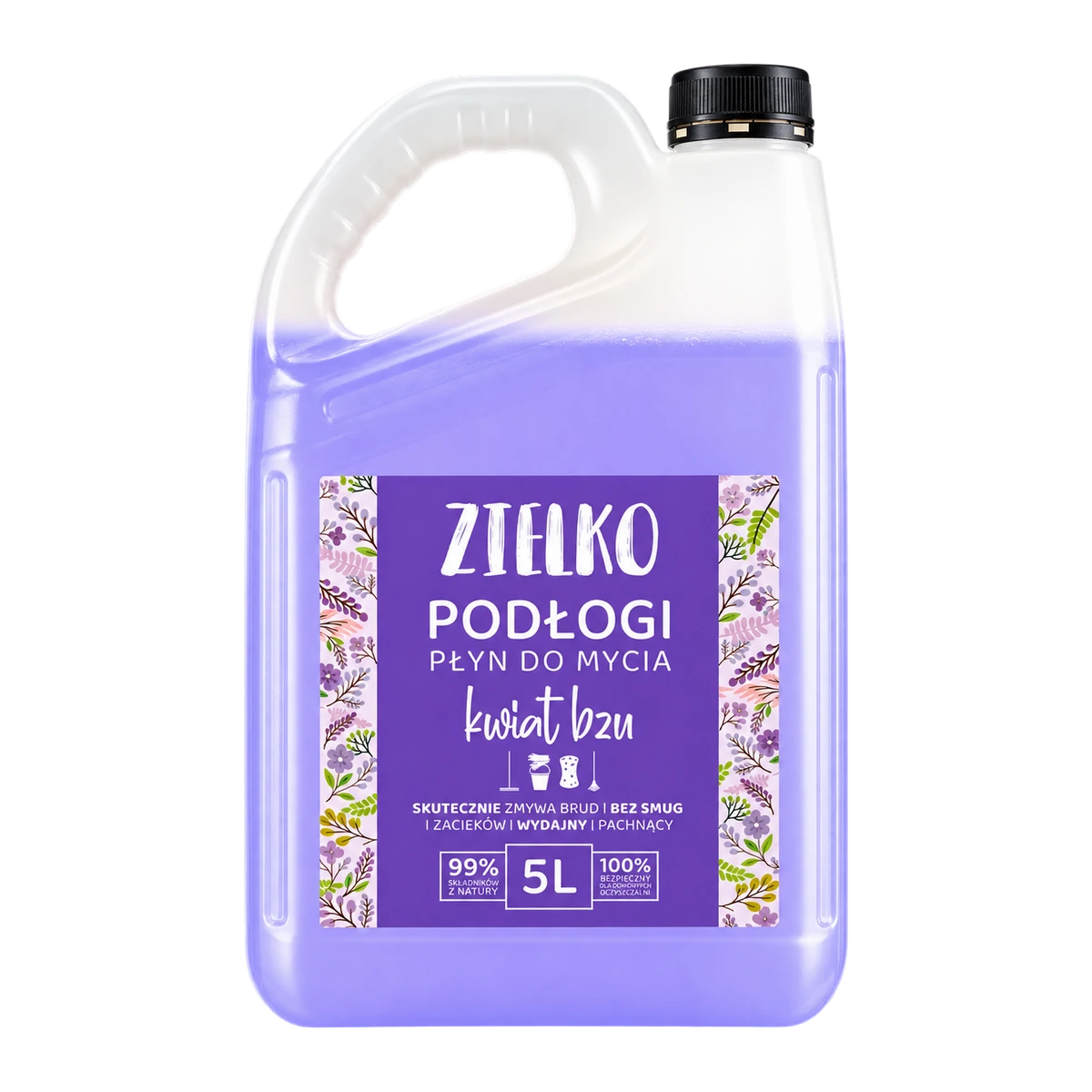 ZIELKO PODŁOGI Płyn do mycia Kwiat bzu 5L